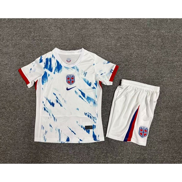 Camiseta Noruega Segunda equipo Niño 2024-25